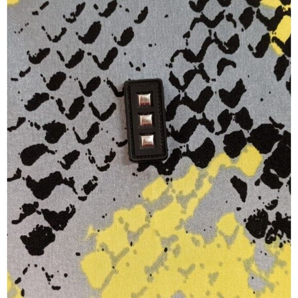 Women's JAMIE SADOCK 1/4 Zip Sleeveless Snakeskin Print Golf Dress M - Picture 9 of 14